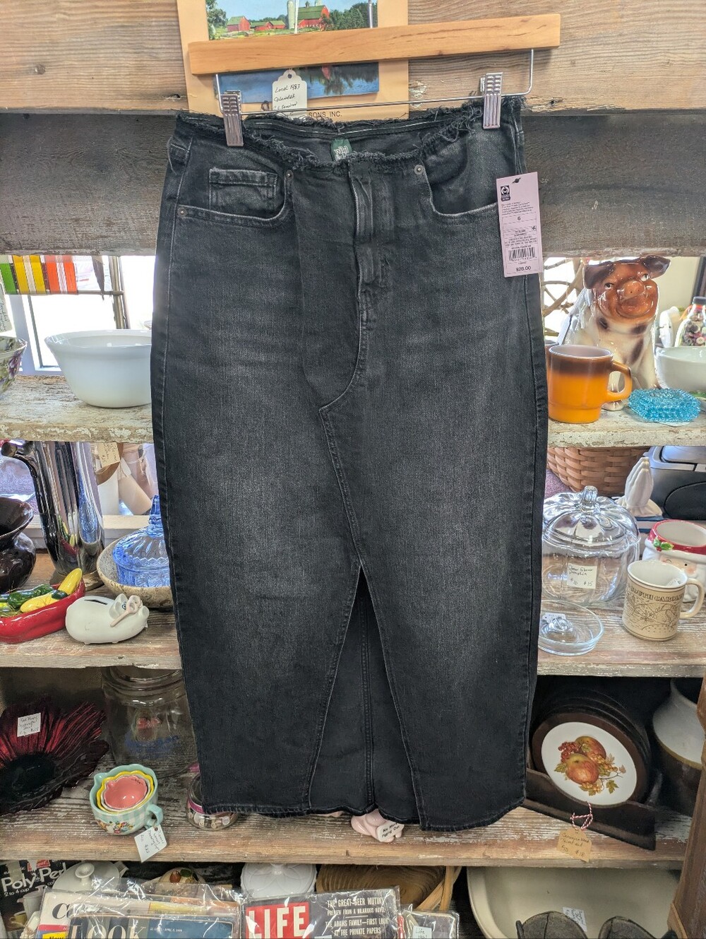 NWT Wild fable Y2k Maxi Denim Skirt